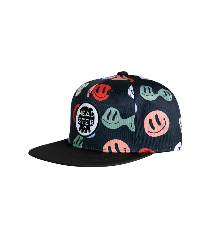 Headster Kids Peppy Black Snapback Cap