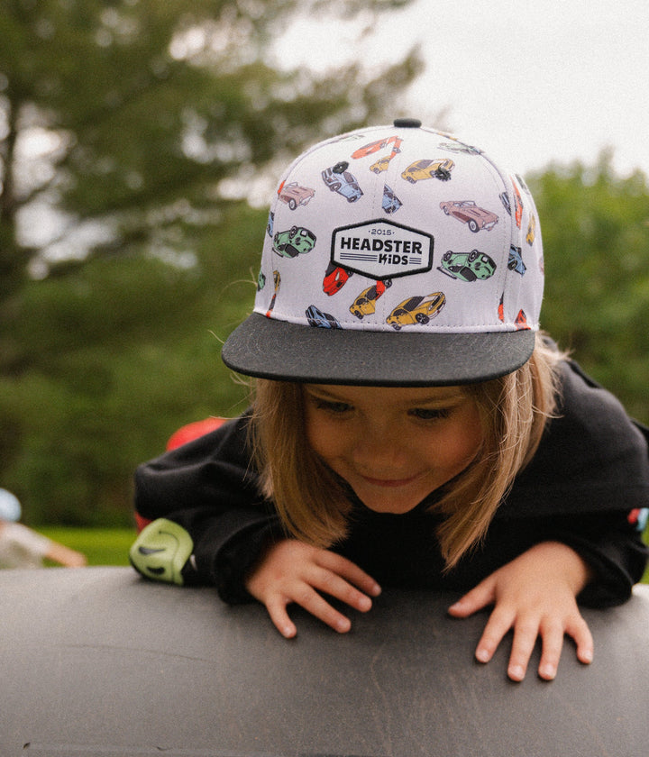 Headster Kids Pitstop White Sand Snapback