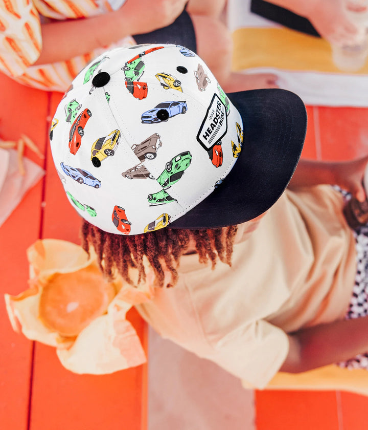 Headster Kids Pitstop White Sand Snapback