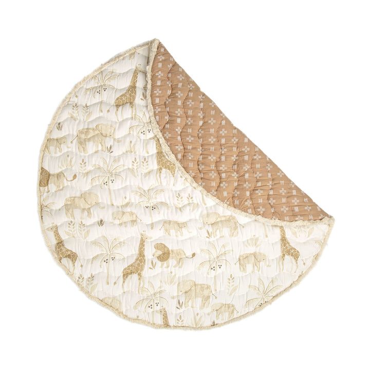 Crane Quilted Playmat Kendi Safari