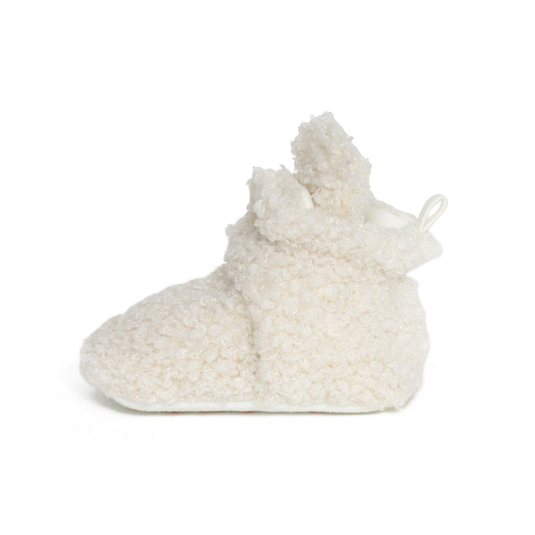 Robeez Sherpa Snap Bootie (Ivory)