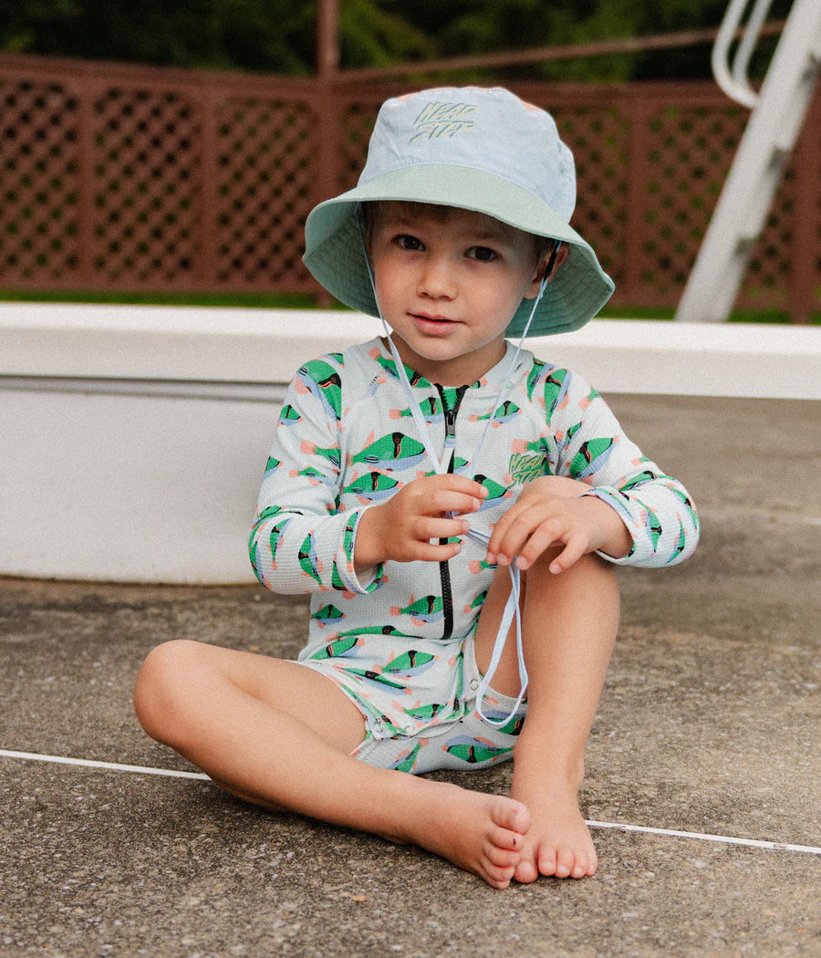 Headster Kids Rookie Foamy Green Bucket Hat