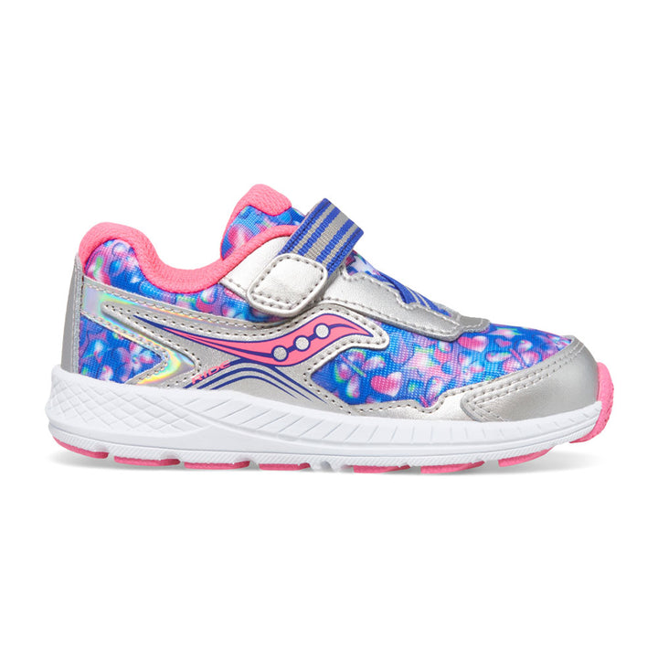 Saucony Ride 10 Sneaker (Silver/Pink)
