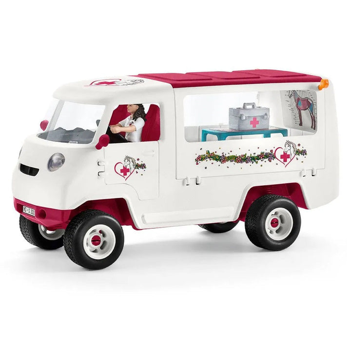 Schleich Mobile Vet with Hanoverian Foal-Toys & Learning-Schleich-031267-babyandme.ca