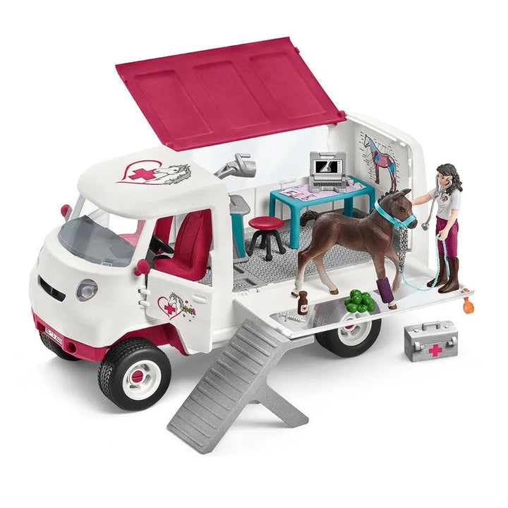 Schleich Mobile Vet with Hanoverian Foal-Toys & Learning-Schleich-031267-babyandme.ca