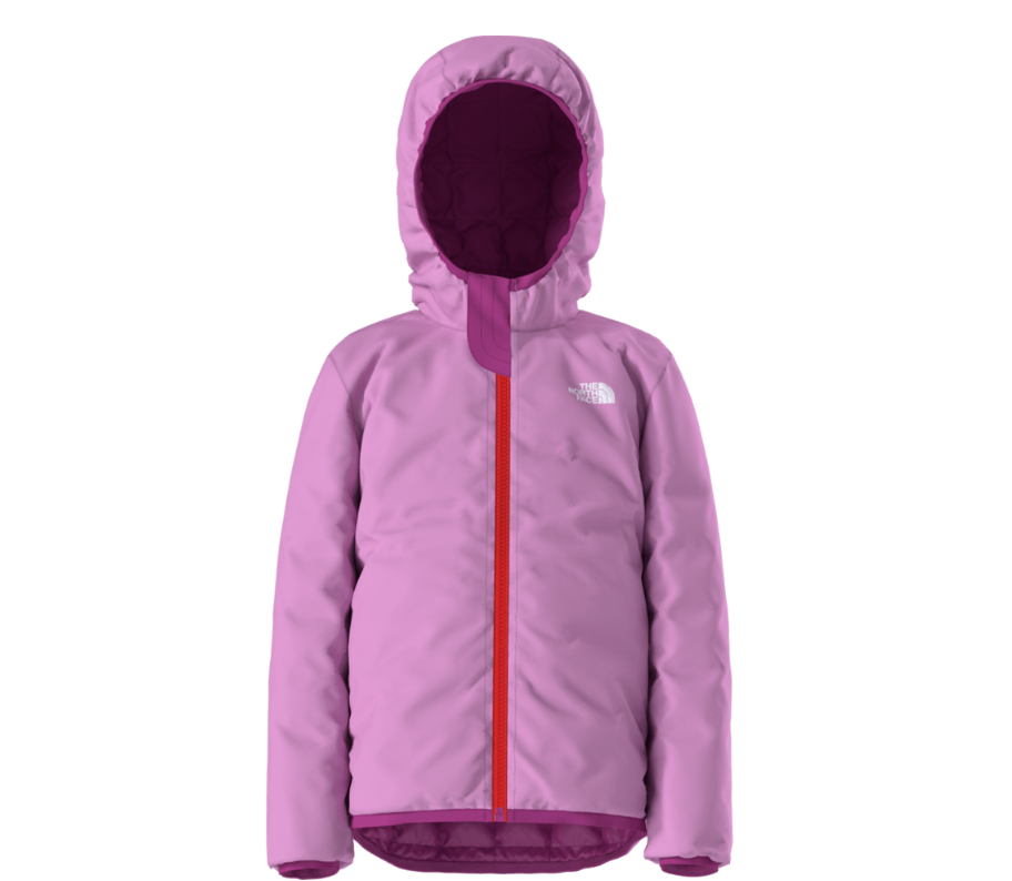 The North Face Reversible ThermoBall Hooded Jacket Kids Deep Mulberry 2