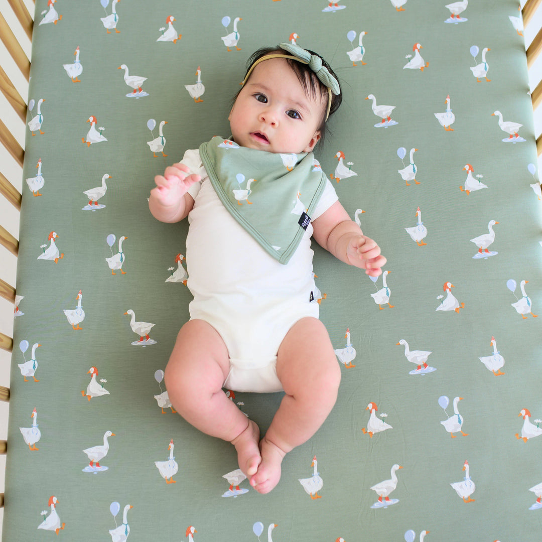 Kyte Baby Crib Sheet (Silly Goose)