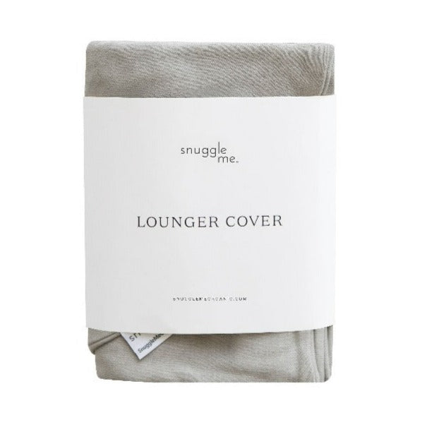 Snuggle Me Organic Infant Lounger Cover-Stone-Gear-Snuggle Me Organic-031948 STO-babyandme.ca