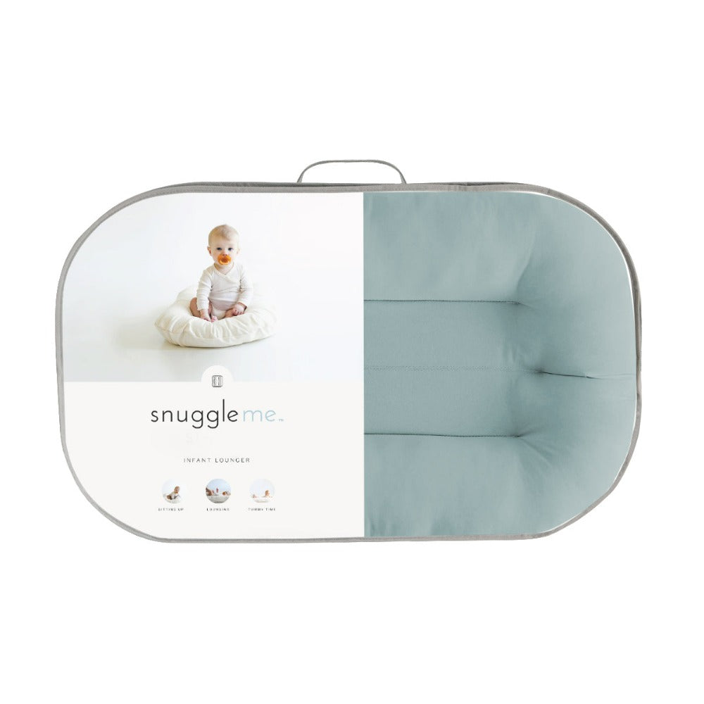 Snuggle Me Organic Infant Lounger- Slate-Gear-Snuggle Me Organic-031947 SLA-babyandme.ca