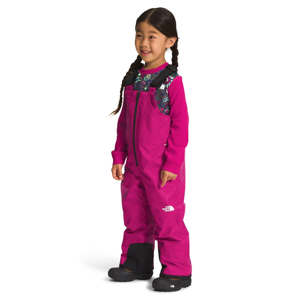 The North Face Kids Freedom Insulated Bib (Fuchsia Pink)-Apparel-The North Face--babyandme.ca