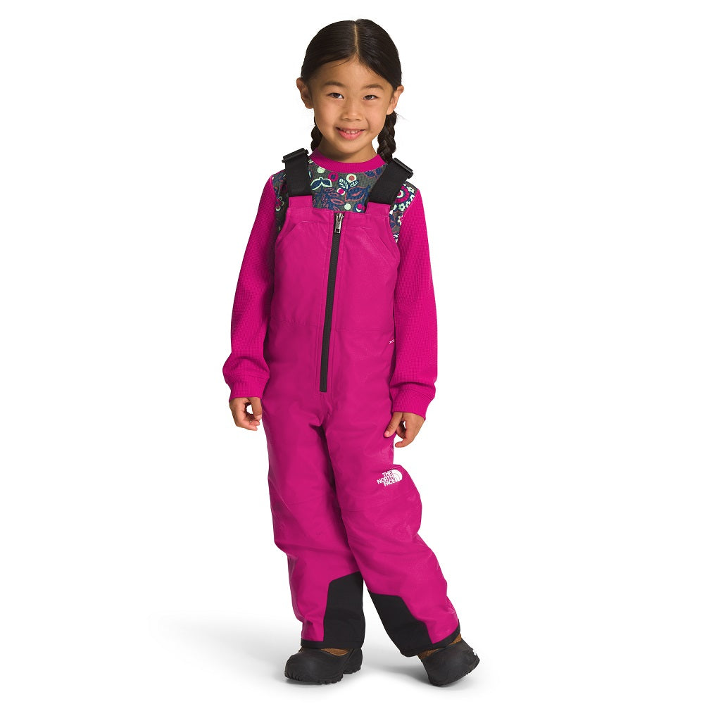 The North Face Kids Freedom Insulated Bib (Fuchsia Pink)-Apparel-The North Face--babyandme.ca