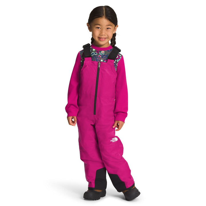 The North Face Kids Freedom Insulated Bib (Fuchsia Pink)-Apparel-The North Face--babyandme.ca