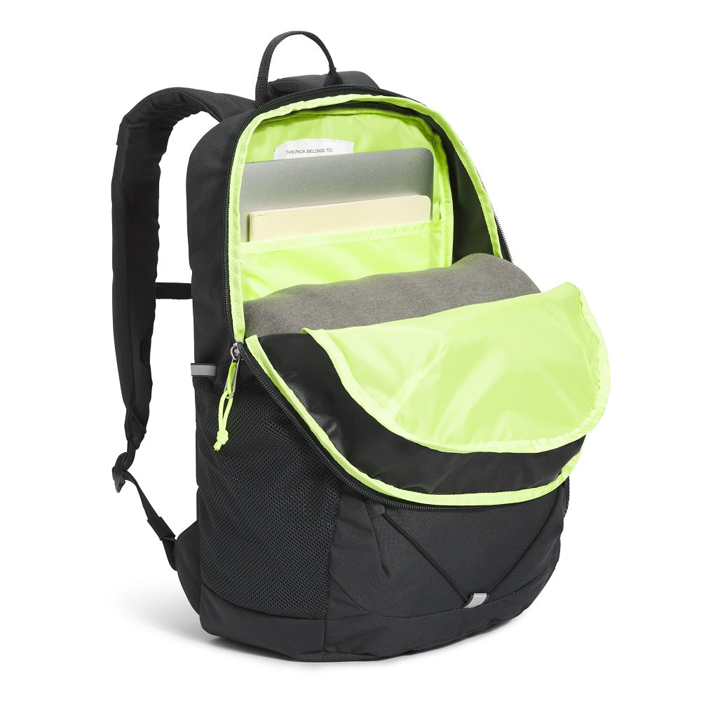 The North Face Youth Court Jester Backpack (Asphalt Grey/LED Yellow)-Apparel-The North Face-031316 AL-babyandme.ca