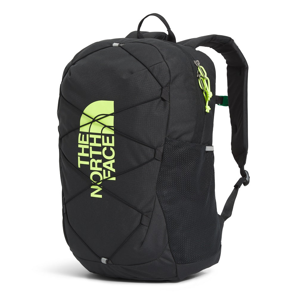 The North Face Youth Court Jester Backpack (Asphalt Grey/LED Yellow)-Apparel-The North Face-031316 AL-babyandme.ca