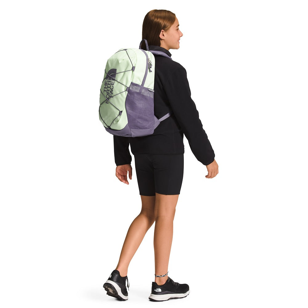 The North Face Youth Court Jester Backpack (Lunar Slate/Lime Cream)-Apparel-The North Face-031316 LL-babyandme.ca