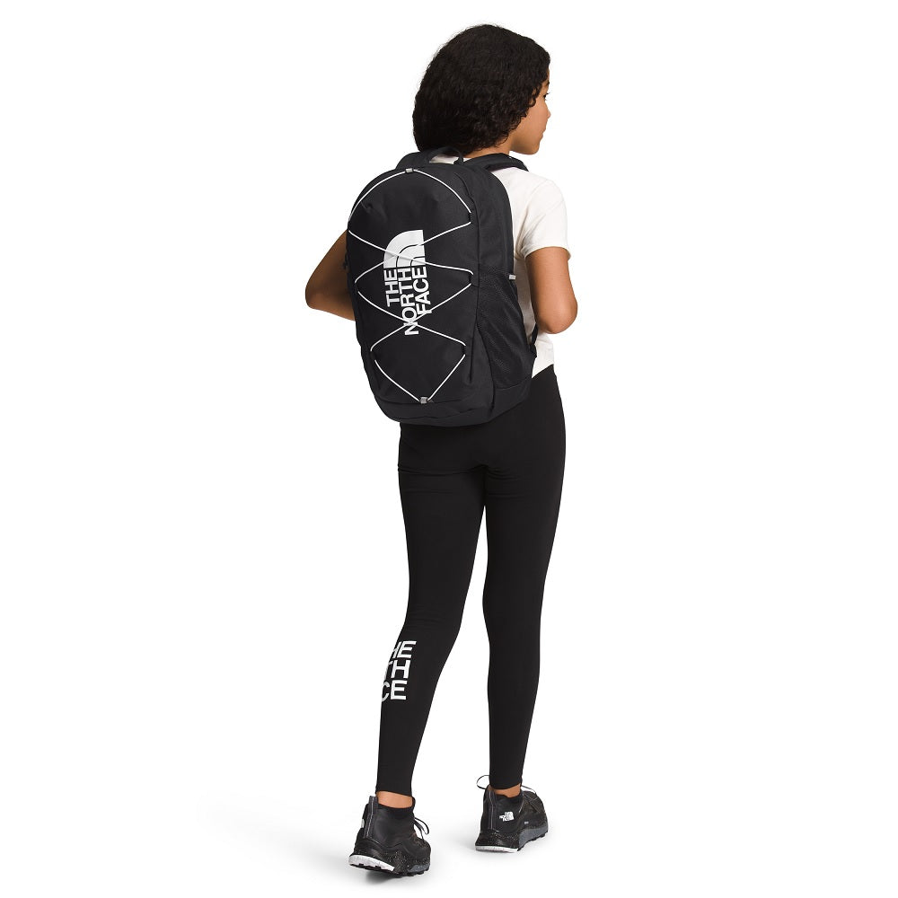 The North Face Youth Court Jester Backpack (TNF Black/TNF White)-Apparel-The North Face-031316 BW-babyandme.ca