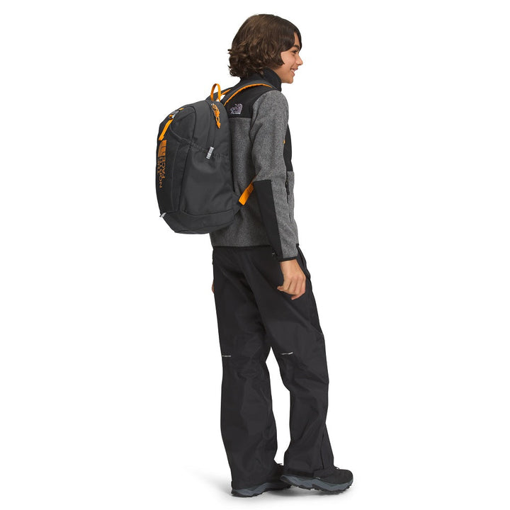 The North Face Youth Mini Recon Backpack (Asphalt Grey/Cone Orange)-Apparel-The North Face-031318 AC-babyandme.ca