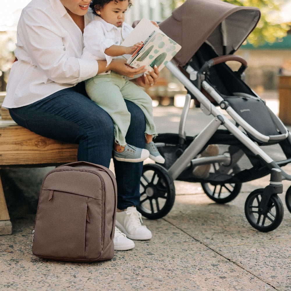 UPPAbaby Changing Backpack (Theo - Dark Taupe) - COMING SOON, Shipping Mid September-Gear-UPPAbaby-026255 TH-babyandme.ca