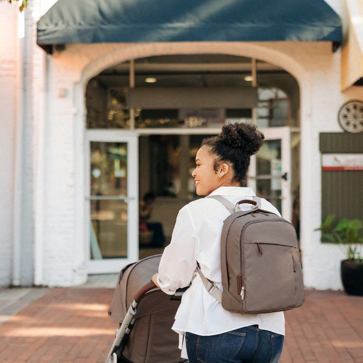 UPPAbaby Changing Backpack (Theo - Dark Taupe) - COMING SOON, Shipping Mid September-Gear-UPPAbaby-026255 TH-babyandme.ca