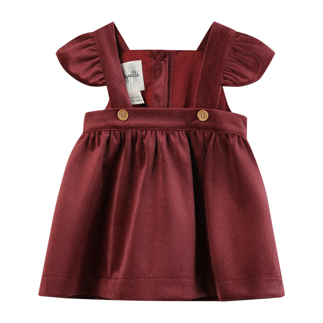 Vignette Brielle Pinafore (Berry)