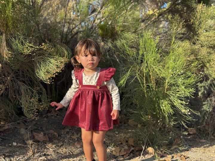 Vignette Brielle Pinafore (Berry)