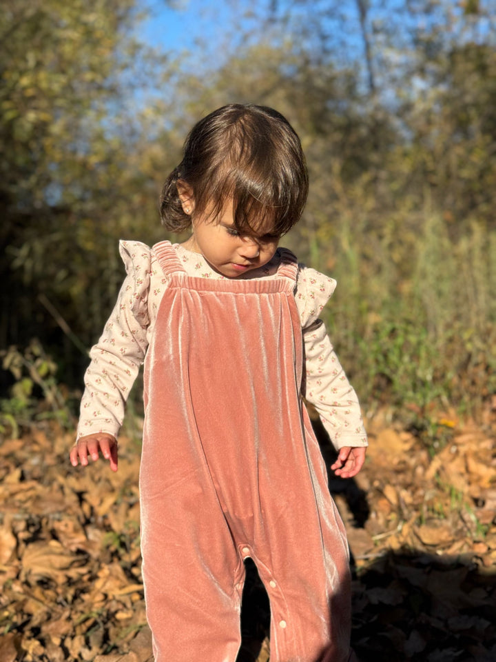 Vignette Serena Romper (Rose Velvet)
