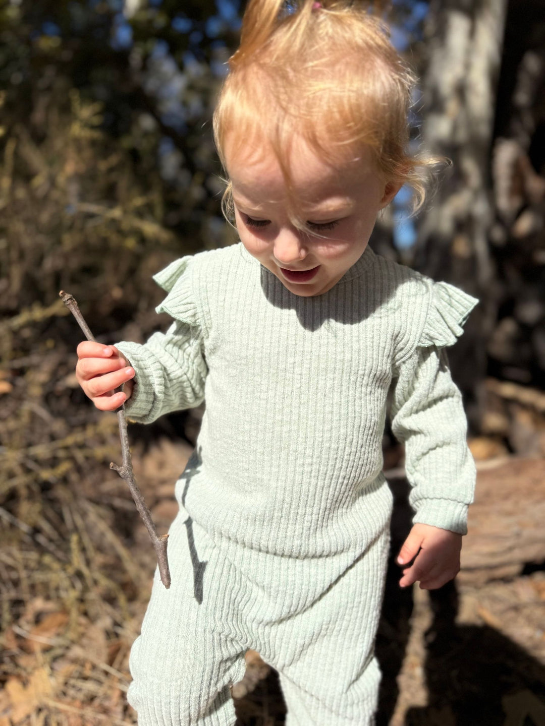 Vignette Noelle Romper (Sage)