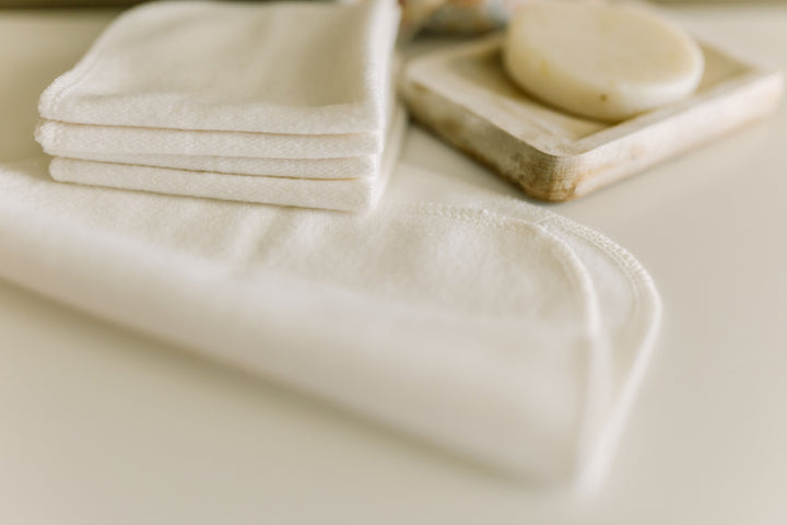Colibri Bamboo/Organic Cotton Fleece Washcloths 5 pk