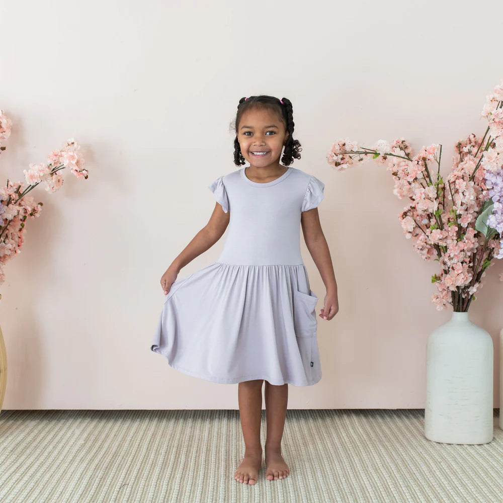 Girls pocket dress hot sale