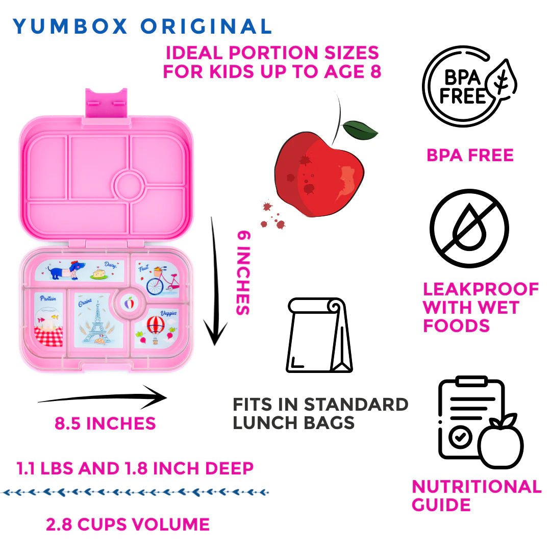Yumbox Original (Fifi Pink)-Feeding-Yumbox-023151 FP-babyandme.ca