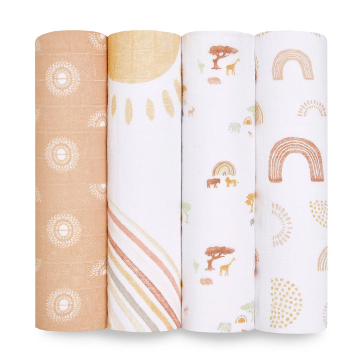Aden + Anais Boutique Swaddle Set 4-Pack (Keep Rising)