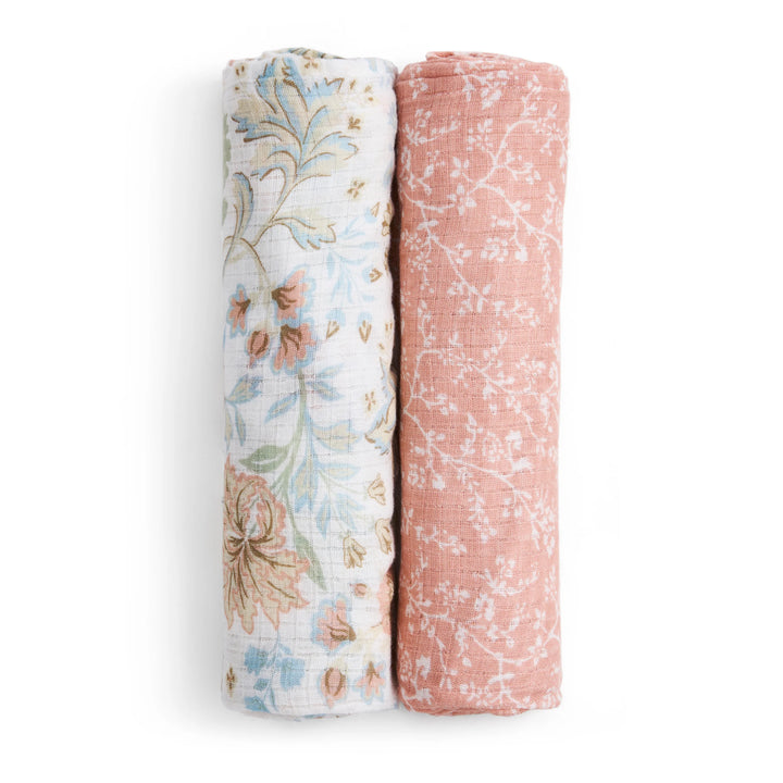 Aden + Anais Essentials Swaddle Set 2-Pack (Victorian Flowers)