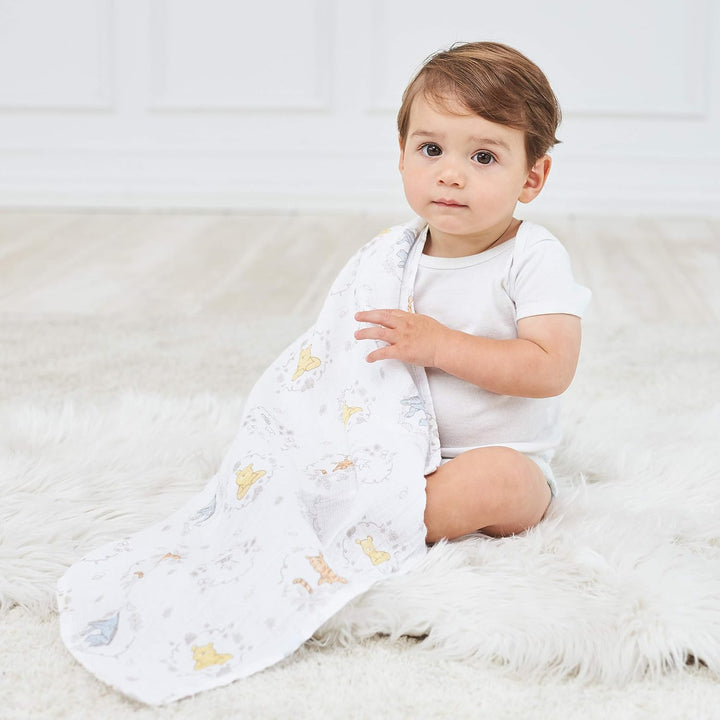 Aden + Anais Essentials Swaddle Set 4-Pack (Winnie + Friends)
