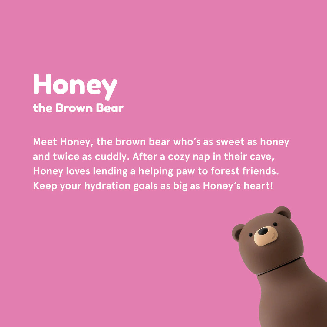 Asobu Bestie Bottle (Brown Bear)