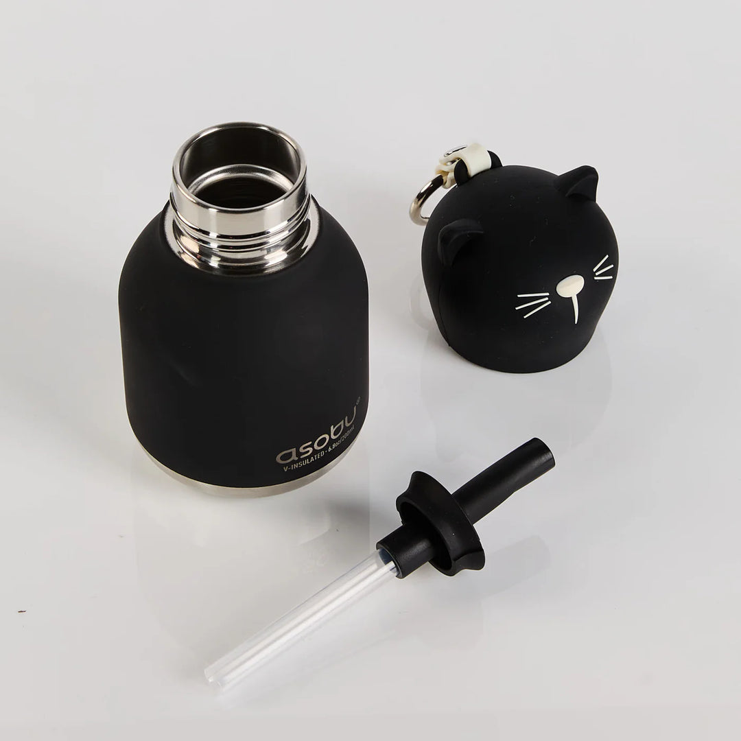 Asobu Mini Bestie Bottle (Black Cat)