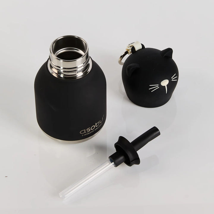 Asobu Mini Bestie Bottle (Black Cat)