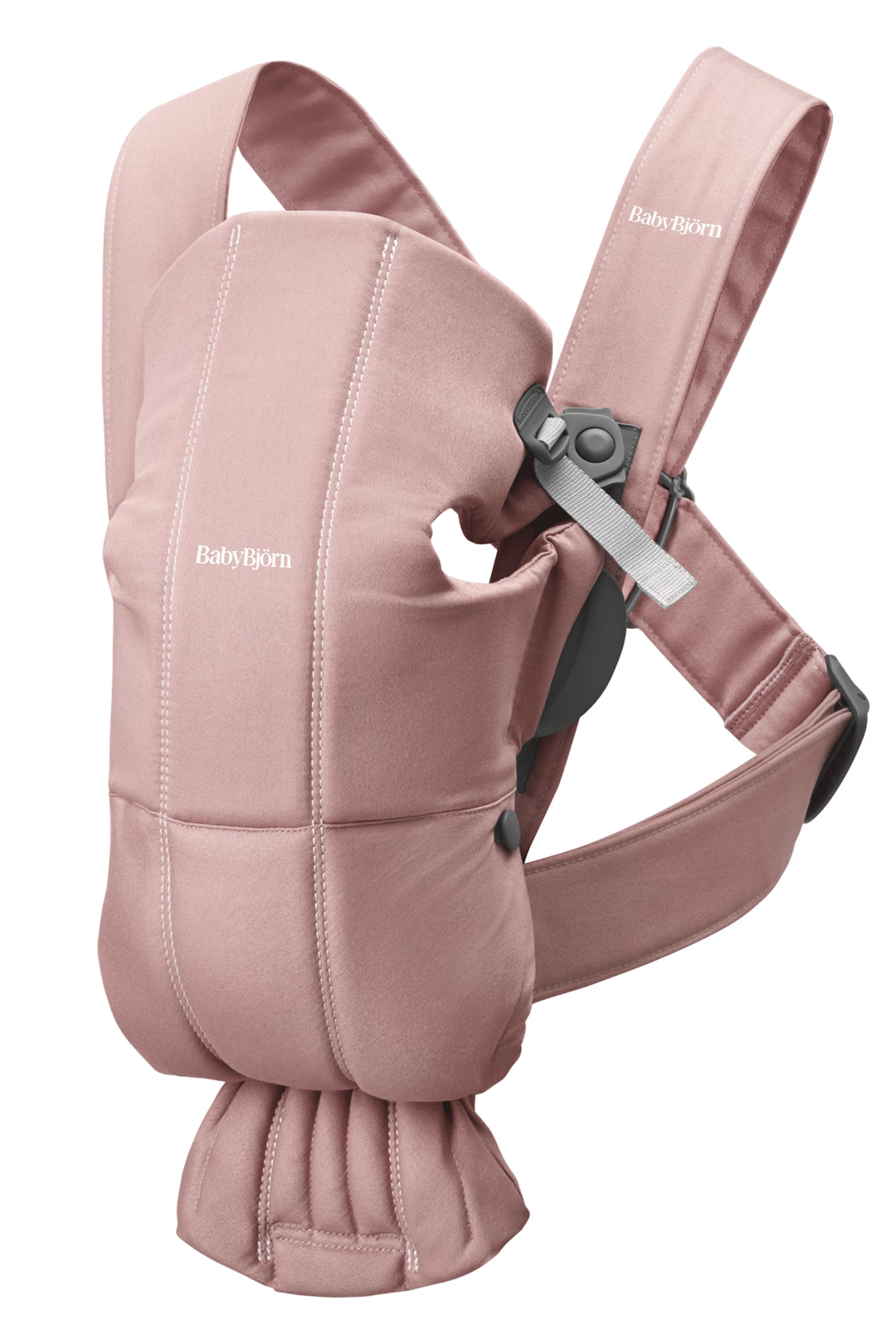 Baby Bjorn Baby Carrier Mini Woven (Dusty Pink)
