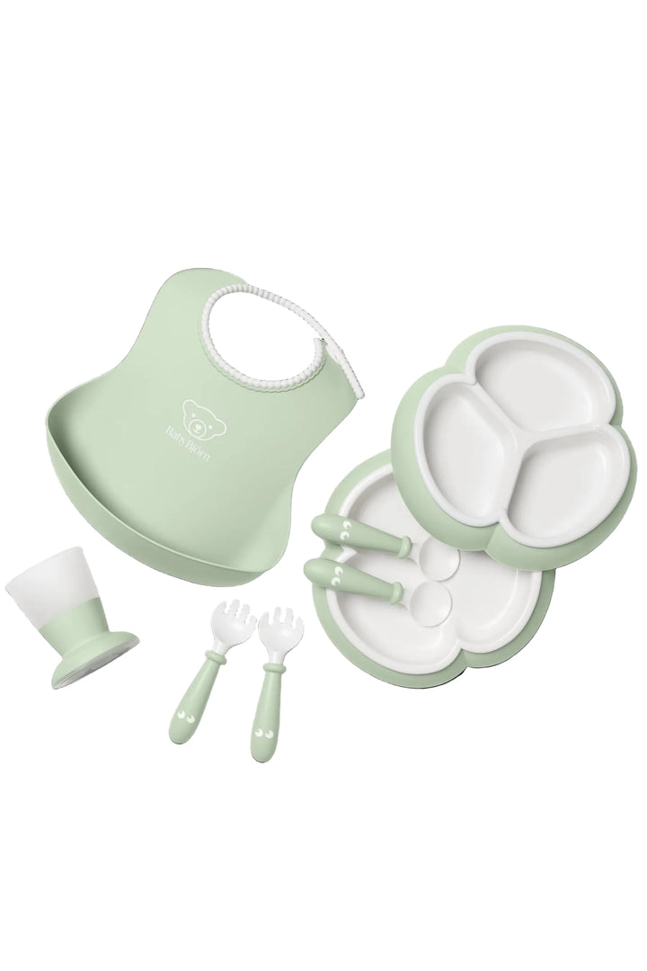 Baby Bjorn Baby Dinnerware Set 8 pcs (Powder Green)