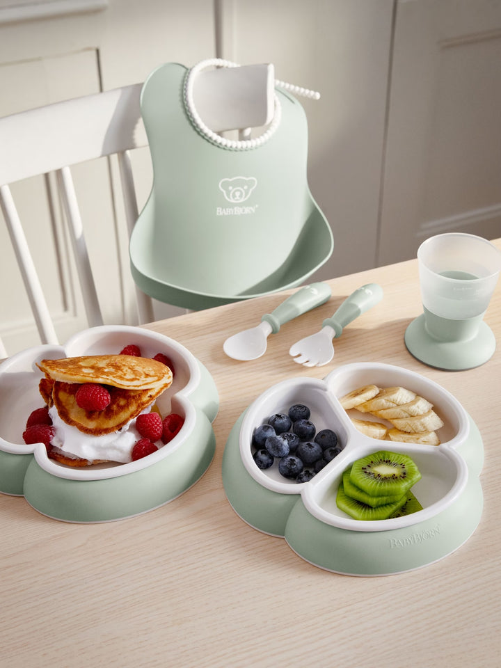 Baby Bjorn Baby Dinnerware Set 8 pcs (Powder Green)