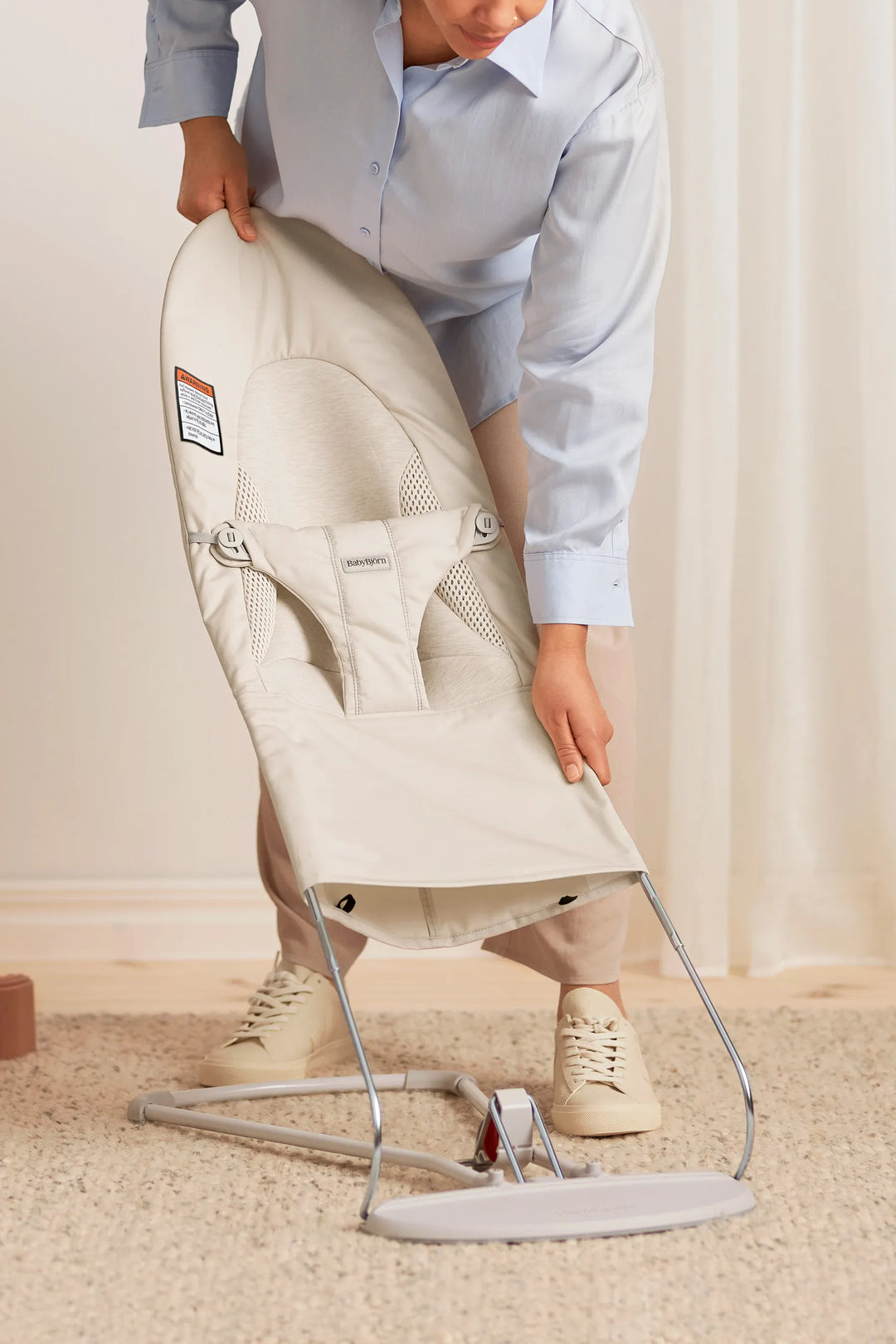 Baby bjorn bouncer fabric cover online