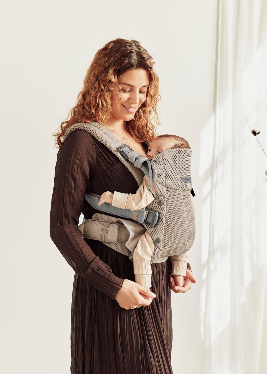 Baby Bjorn Harmony Carrier 3D Mesh (Grey Beige)