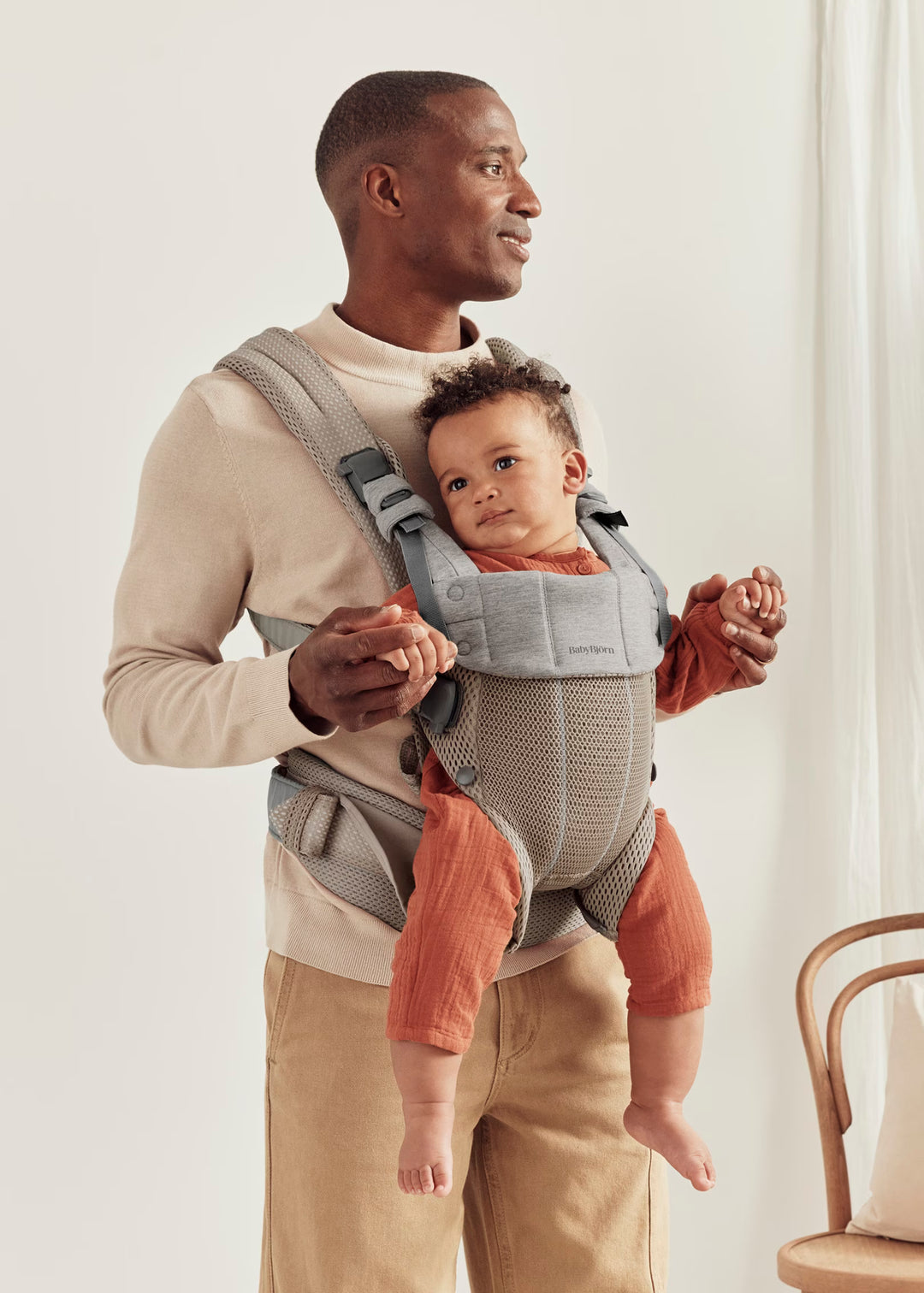 Baby Bjorn Harmony Carrier 3D Mesh (Grey Beige)