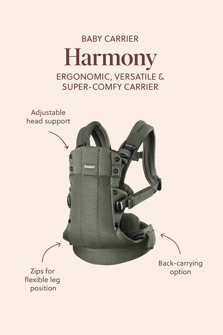 Baby Bjorn Harmony Carrier Woven Melange (Light Beige)