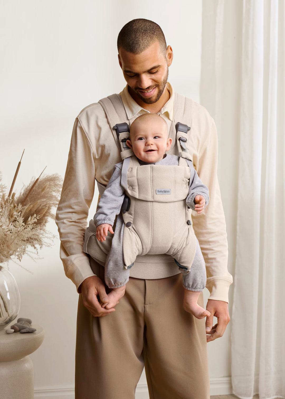 Baby Bjorn Harmony Carrier Woven Melange (Light Beige)