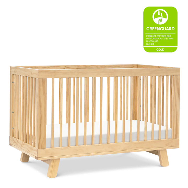Babyletto Hudson 3-in-1 Crib with Toddler Bed Conversion Kit (Natural)
