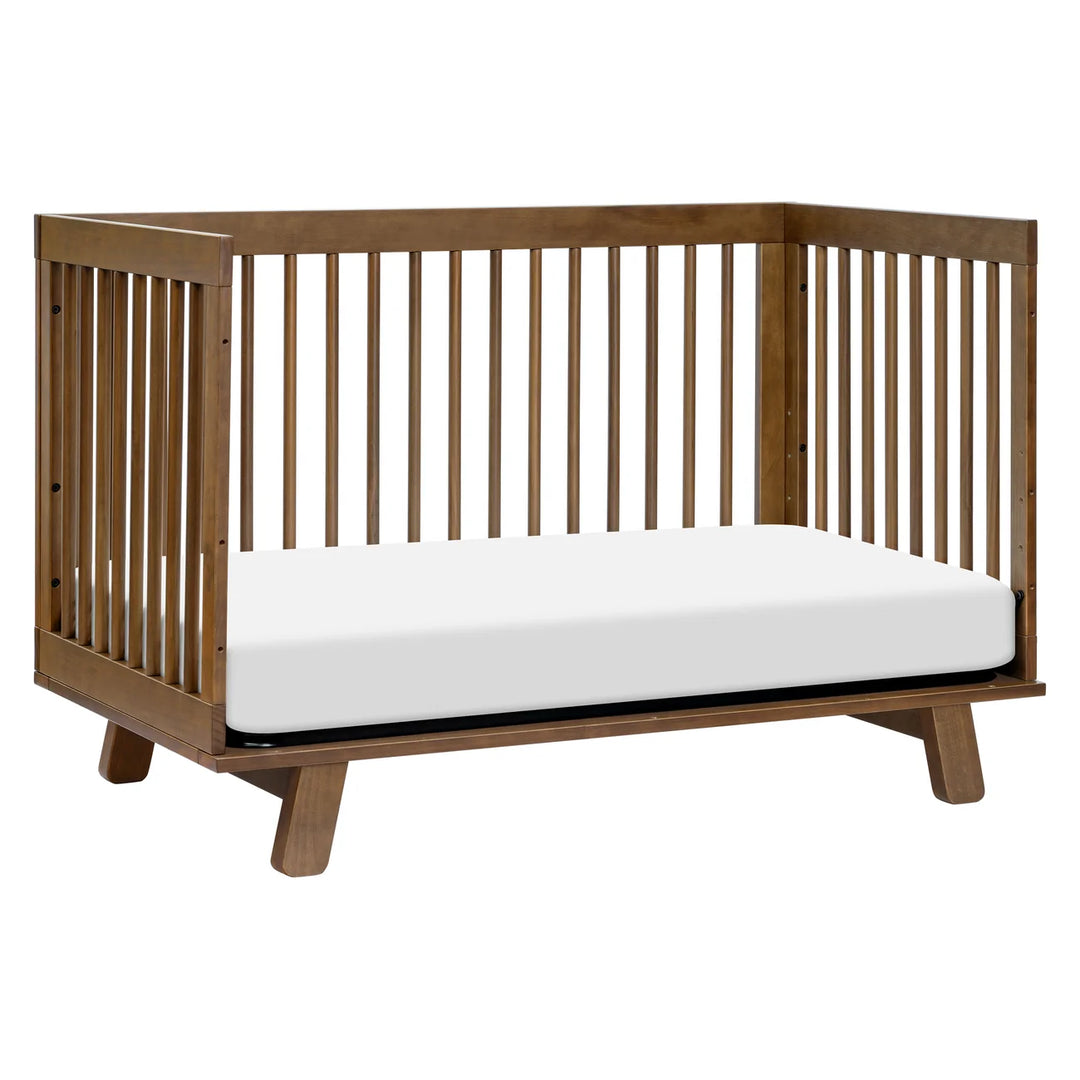 Babyletto Hudson 3-in-1 Crib with Toddler Bed Conversion Kit (Walnut)
