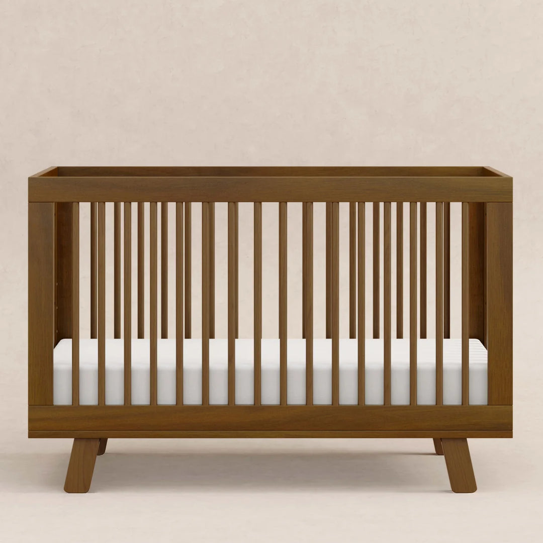 Babyletto Hudson 3-in-1 Crib with Toddler Bed Conversion Kit (Walnut)