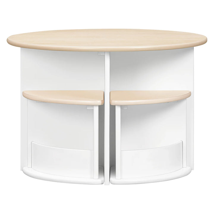 Babyletto Nessa Nesting Play Table (White/Washed Natural)