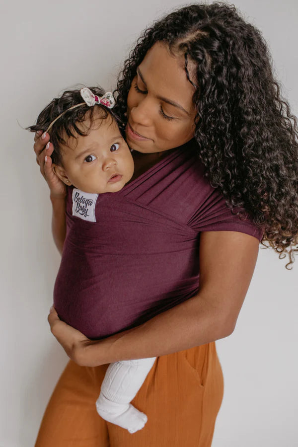 Beluga Baby Wrap (The Ophelia - Wine)