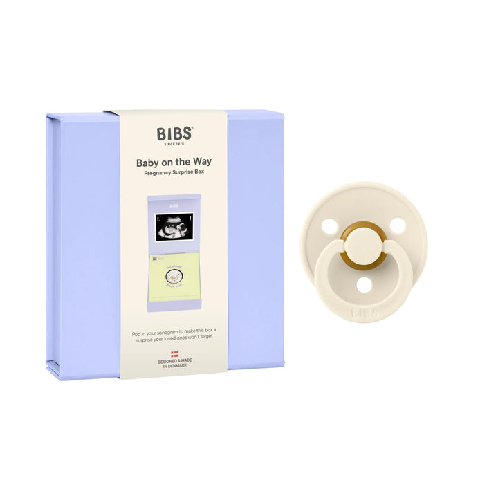 BIBS Baby on the Way Gift Set (Latex Size 1 Ivory)